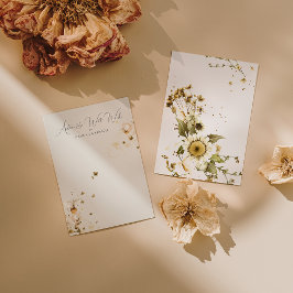 ボヘミアンな野の花の結婚式の祝福とアドバイス