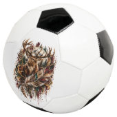 ボヘミアンな鹿、鹿の夢 サッカーボール (3/4)