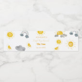 ボヘミアンのまわりに初の旅ザ・サン1歳の誕生日 ペットボトルラベル (シングルラベル)