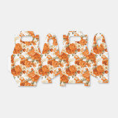 ボヘミアンのオレンジ色の花 フェイバーボックス (折り畳みなし)