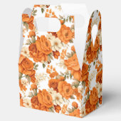 ボヘミアンのオレンジ色の花 フェイバーボックス (オープン)