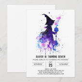 ボヘミアンのカスタムマジカルバースデー 招待状 (正面/裏面)