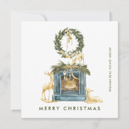 ボヘミアンのクリスマスの作文のグリーティ企業のング シーズンカード