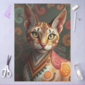 ボヘミアンのシャム猫ファンタジー　ティッシュペーパー 薄葉紙 (クラフト)