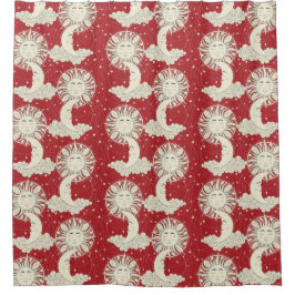 「ボヘミアンの夢は赤い シャワーカーテン