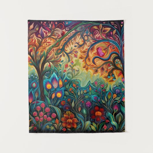 ボヘミアンの装飾タペストリー タペストリー (正面)