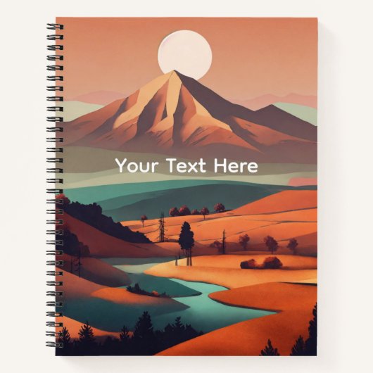 ボヘミアンの風景 ノートブック (正面)