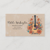 ボヘミアンアコースティックギター 名刺 (正面)