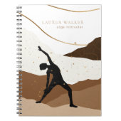 ボヘミアンアーストーンヨガスタジオ名刺 ノートブック (正面)