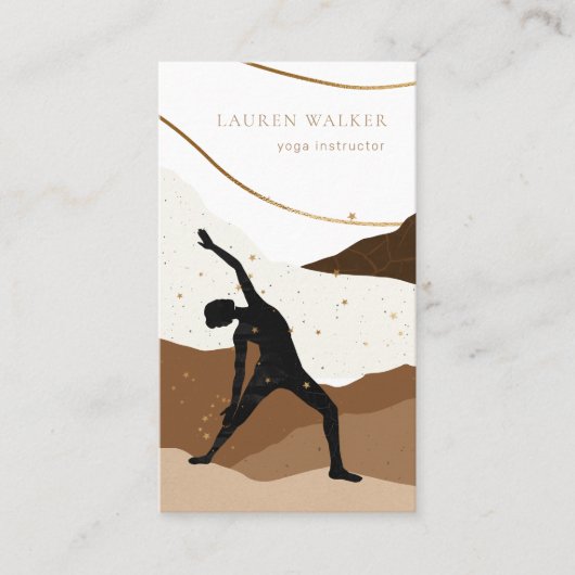 ボヘミアンアーストーンヨガスタジオ名刺 名刺 (正面)