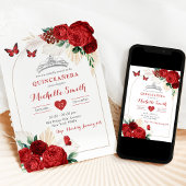 ボヘミアンアーチレッドローゼキンセ王室のーニェラ 招待状