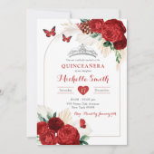 ボヘミアンアーチレッドローゼキンセ王室のーニェラ 招待状 (正面)