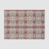 ボヘミアンアートデコファッションワインレッド・ブルゴーニュ 薄葉紙 (正面)