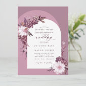 ボヘミアンイングリッシュラベンダー秋フローラアーチ写真 (スタンド正面)