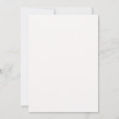 ボヘミアンウェディング招待状 招待状 (裏面)