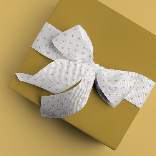 ボヘミアンウォーターカラーサンズin黄色 グログランリボン