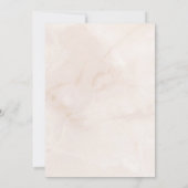 ボヘミアンウォーターカラーフローラアーチ結婚式招待状 招待状 (裏面)