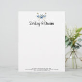 ボヘミアンウォーターカラーフローラルアローズブティック レターヘッド (スタンド正面)