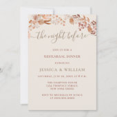 ボヘミアンウォーターカラーリハーサルディナー 招待状 (正面)