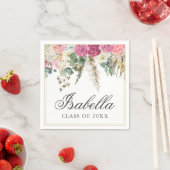 ボヘミアンウォーターフローラグラード名卒業Na スタンダードカクテルナプキン (インサイチュ)