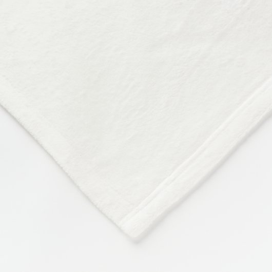 ボヘミアンウォーターフローラ鹿&名前 フリースブランケット (角)