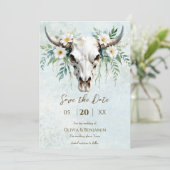 ボヘミアンウォーター色フローラ牛スカル結婚ズ セーブザデート (スタンド正面)