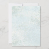 ボヘミアンウォーター色フローラ牛スカル結婚ズ セーブザデート (裏面)