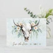 ボヘミアンウォーター色フローラ牛スカル結婚ズ セーブザデート (スタンド正面)