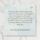 ボヘミアンウォーター色フローラ牛スカル結婚ズ フェイバータグ (裏面)