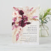 ボヘミアンエレガンスブライダルシャワー 招待状 (スタンド正面)