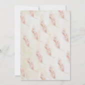 ボヘミアンエレガンスブライダルシャワー 招待状 (裏面)