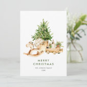 ボヘミアンエレガントクリスマスツリーの構成 シーズンカード (スタンド正面)