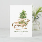 ボヘミアンエレガントクリスマスツリーの構成 シーズンカード (スタンド正面)