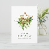 ボヘミアンエレガントクリスマスツリーの構成 シーズンカード (スタンド正面)