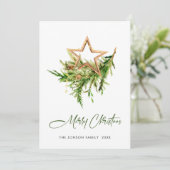 ボヘミアンエレガントクリスマスツリーの構成 シーズンカード (スタンド正面)