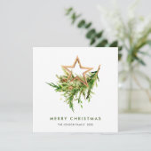 ボヘミアンエレガントクリスマスツリーの構成 シーズンカード (スタンド正面)