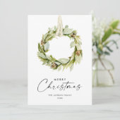 ボヘミアンエレガントクリスマスツリーの構成 シーズンカード (スタンド正面)