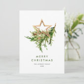 ボヘミアンエレガントクリスマスツリーの構成 シーズンカード (スタンド正面)