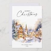 ボヘミアンエレガントクリスマスツリーの構成 シーズンカード (正面/裏面)