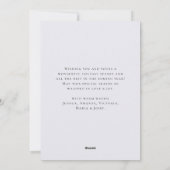 ボヘミアンエレガントクリスマスツリーの構成 シーズンカード (裏面)