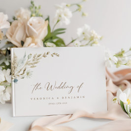 ボヘミアンエレガントドライメドウグラスゲストブック ゲストブック