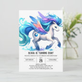 ボヘミアンオンラインホース誕生日 招待状 (スタンド正面)