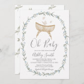 ボヘミアンオーベビーシャワー招待状 招待状 (正面/裏面)
