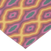 ボヘミアンカラーパレットウェーブラティスパターンアート テーブルクロス (アングル)