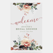 ボヘミアンガーデンフローラブライダルシャワーへようこそ アクリルサイン (正面)