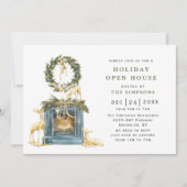 ボヘミアンクリスマスコンポジションホリデーランチョン 招待状 (正面)