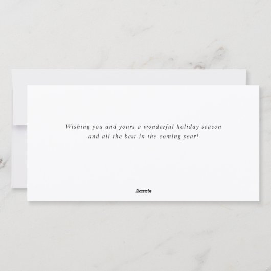 ボヘミアンクリスマスリース企業の挨拶 シーズンカード (裏面)