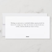 ボヘミアンクリスマス Composition 法人挨拶 シーズンカード (裏面)