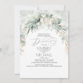 ボヘミアングリーン 春のガーデン リハーサルディナー 招待状 (正面)