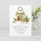 ボヘミアンコンポジションクリスマスホリデーパーティー 招待状 (スタンド正面)